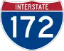 Interstate 172 marker