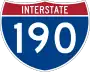 Interstate 190 marker