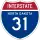 Interstate 31 marker