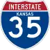 Interstate 35 marker