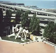 The Embarcadero Plaza (formerly Justin Herman Plaza) in 1988