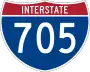 Interstate 705 marker