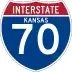 Interstate 70 marker