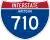 Interstate 710 marker