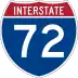 Interstate 72 marker