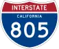 Interstate 805 marker