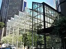 IBM Building Atrium. Barnes was known for robust public space and art galleries