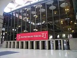 The Teatro Regio in Turin (Italy), where Puccini premiered his La Bohème in 1896