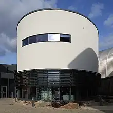 A round building