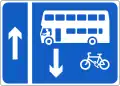 RUS 030Contra-Flow Bus Lane