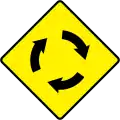 W 043Roundabout Ahead