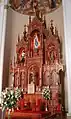 Estácio Zambelli: statue at the main altar of the Church of Our Lady of Lourdes, Caxias do Sul.