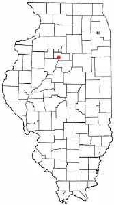 Location of Hopewell, Illinois