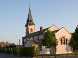 The church in Le Bardon