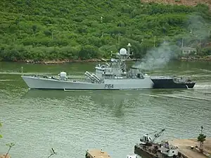 INS Karmuk (P64) at Visakhapatnam. P.Suresh.