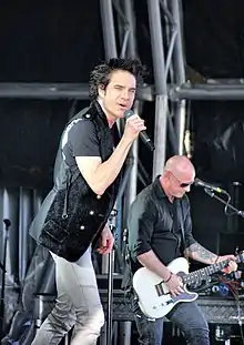 Train performing live