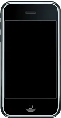 Image 48The original Apple iPhone; following its introduction the common smartphone form factor shifted to large touchscreen software interfaces without physical keypads (from Smartphone)