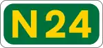 N24 road shield}}