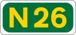 N26 road shield}}