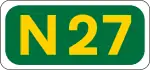 N27 road shield}}