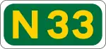 N33 road shield}}