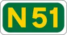 N51 road shield}}