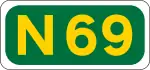 N69 road shield}}