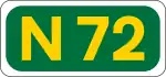 N72 road shield}}