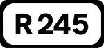 R245 road shield}}