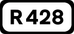 R428 road shield}}