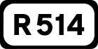 R514 road shield}}