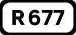 R677 road shield}}