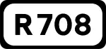 R708 road shield}}