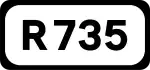 R735 road shield}}