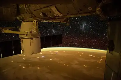 CRS-6 docked to the ISS