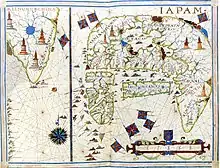 Image 2Japan (Iapam) and Korea, in the 1568 Portuguese map of the cartographer João Vaz Dourado (from History of Japan)