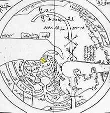 10th century map of the World by Ibn Hawqal.