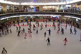 Mall Taman Anggrek's skating rink.