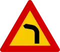 Curve to left