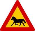 Watch for (large) animals horses