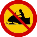 Snowmobiles prohibited entry