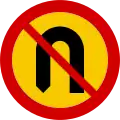 U-turn prohibited