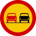 Overtaking prohibited