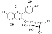 Structure of ideain chloride