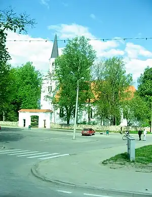 Lutheran church in Iecava.