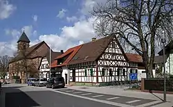 St. Birgitta and timber framed houses