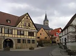 Town hall and church