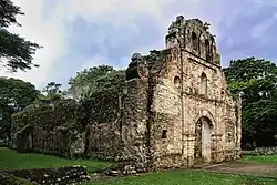 Ruins of  Iglesia de Nuestra Senora de la Limpia Concepcion, built in the 1560s.