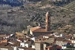 San Martín church in Crivillén