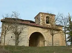 San Andrés Church (12th century) in Saraso